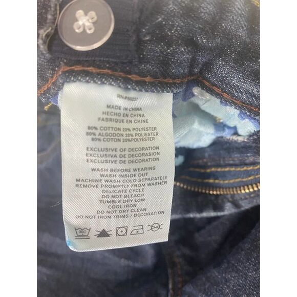 Lucky Brand Billy Straight Jeans Blue - Kids Size 12 - Picture 10 of 11